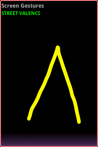 gestures OnTheBus App