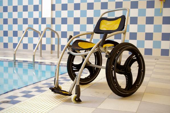 Poopl Products wheelchair pool lift