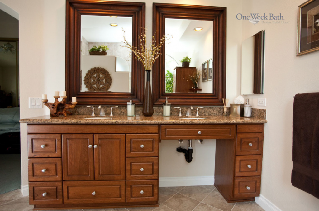 Wheelchair Accessible Bathroom By One, Wheelchair Accessible Bathroom Vanity
